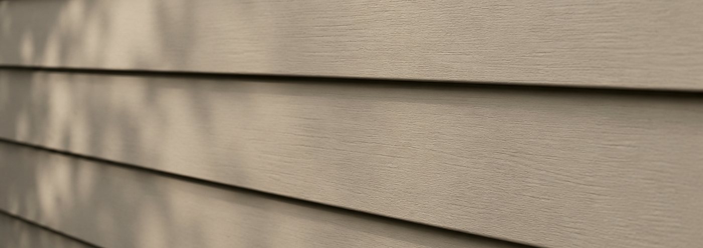 Warm-toned siding
